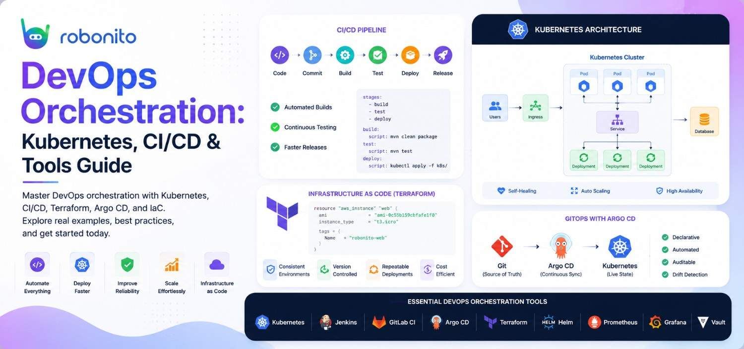 DevOps Orchestration: Complete Guide to Tools, Types & Best Practices (2026)