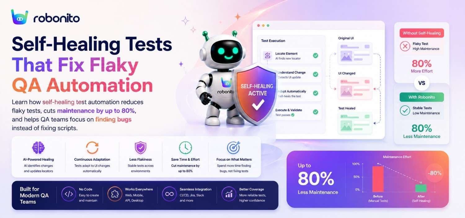 Self-Healing Tests That Fix Flaky QA Automation
