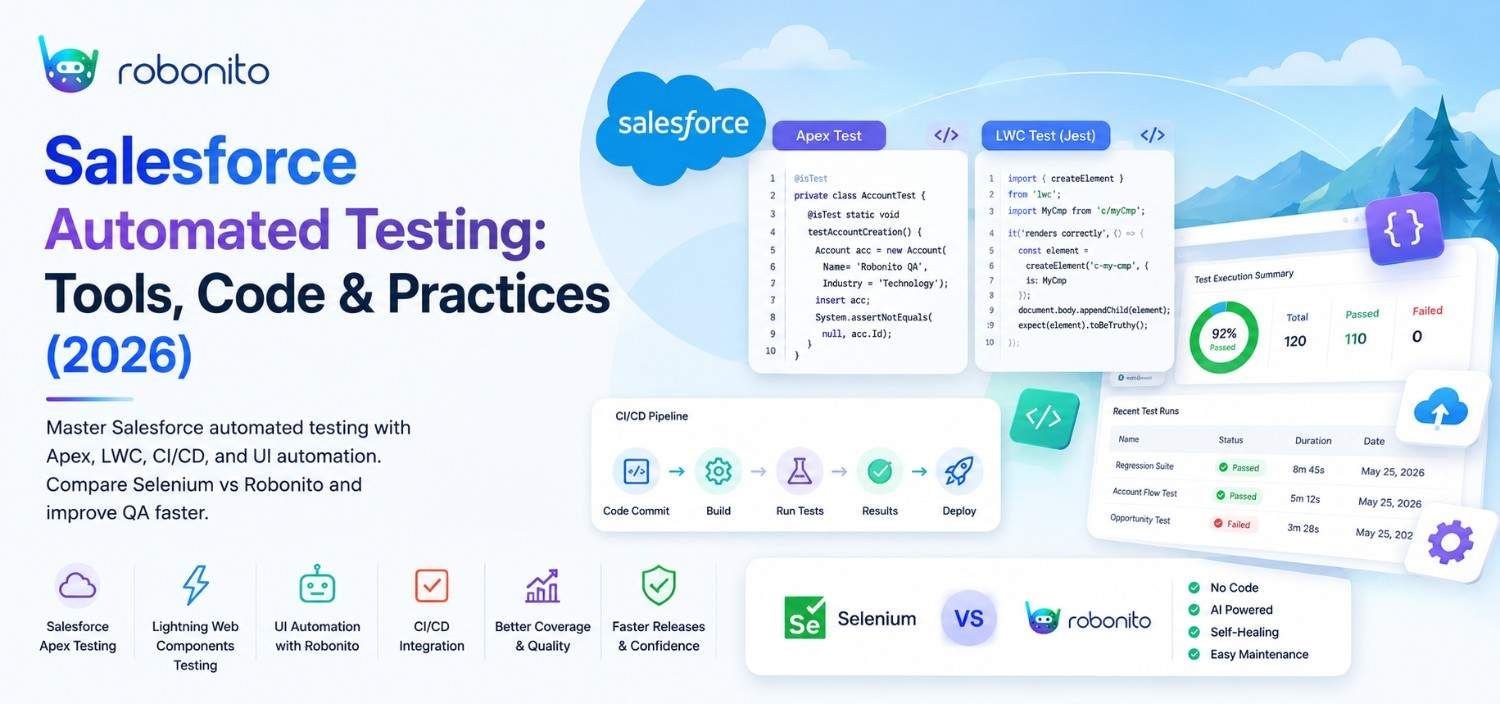 Salesforce automated testing with Robonito