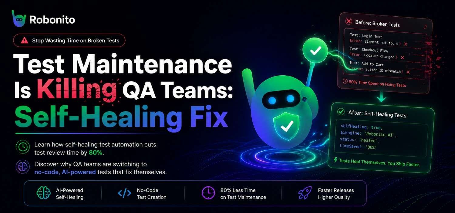 Test Maintenance Is Killing QA Teams: How Self-Healing Automation Fixes It (2026)