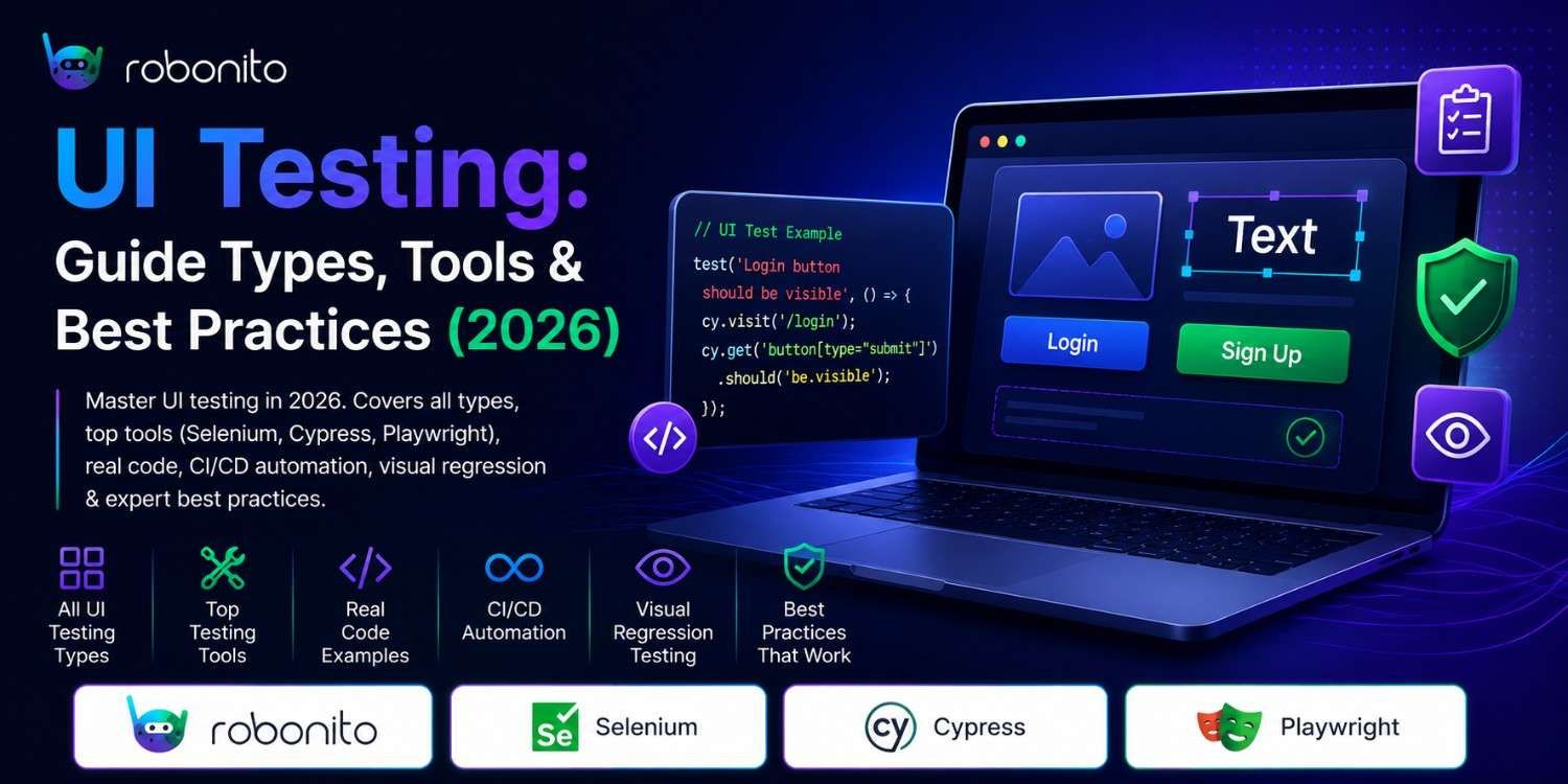 UI testing guide for 2026