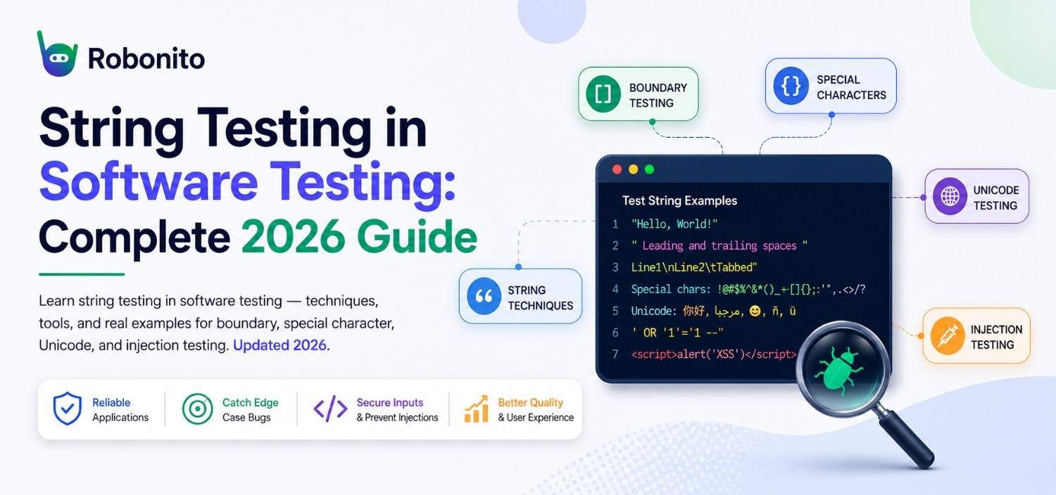 String testing guide for software development